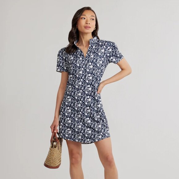 Dudley Stephens, Parker Puff Sleeve Dress in Luxe Stretch - Picture 2 of 2